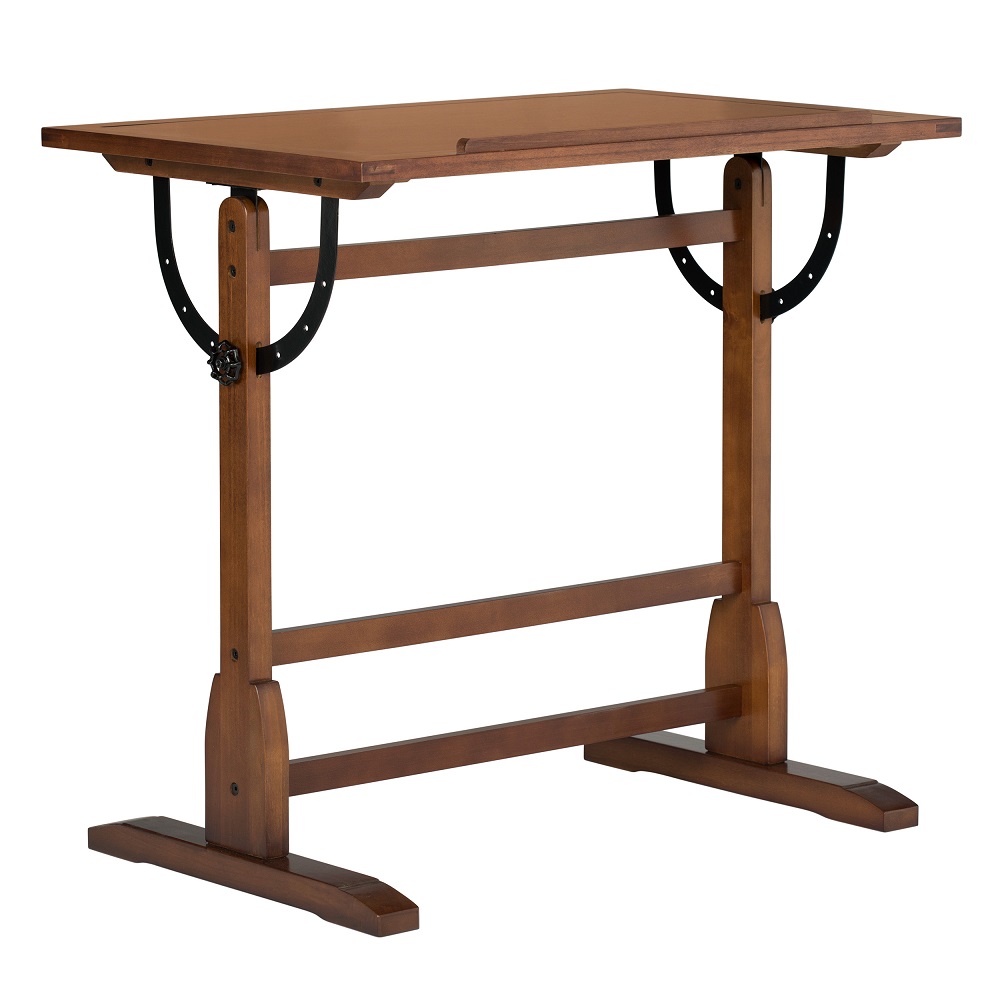 Details about   Vintage Rustic Oak Drafting Table Top Adjustable Drafting Table Craft Table Dra 