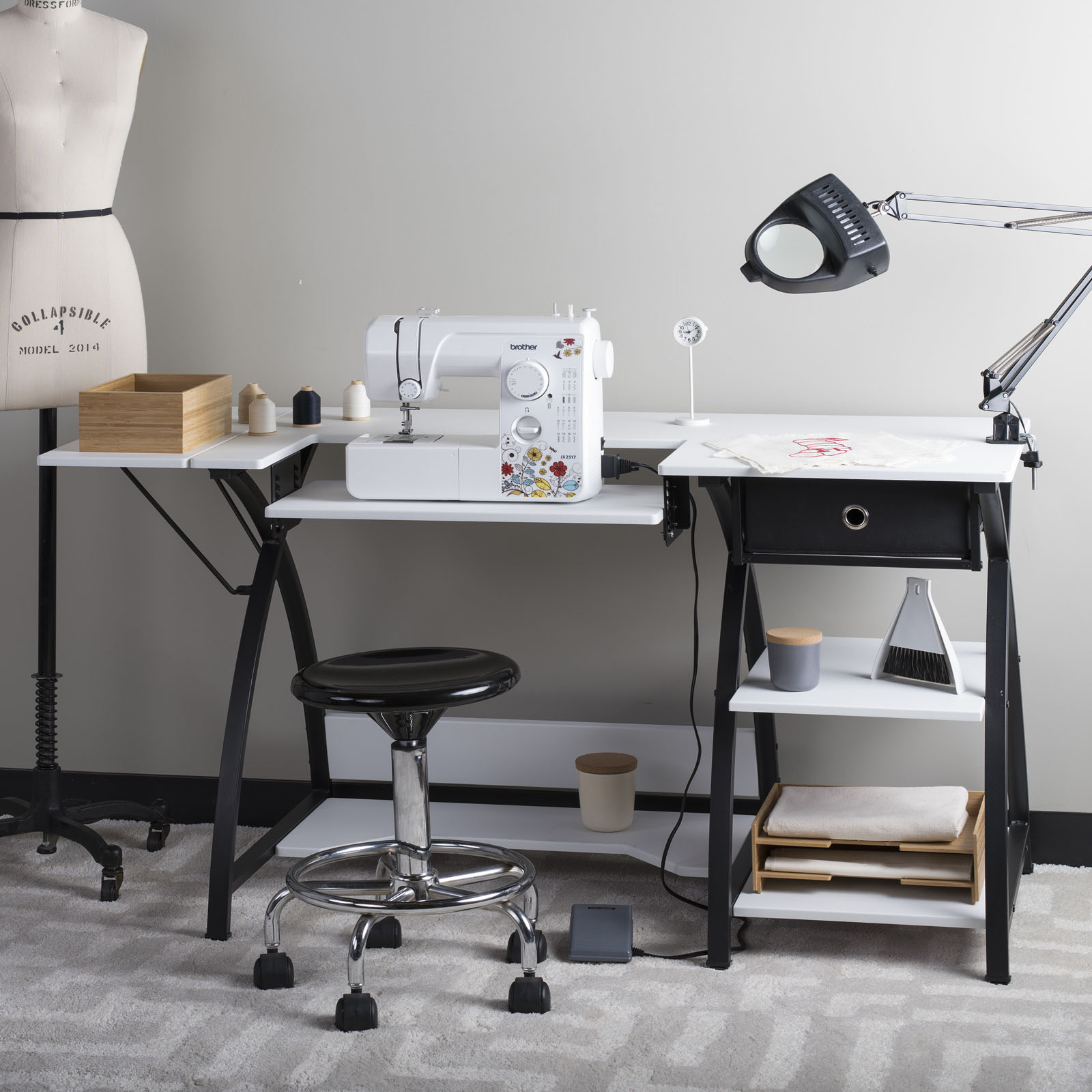 18+ Sewing Room Desk - RaygenDexter