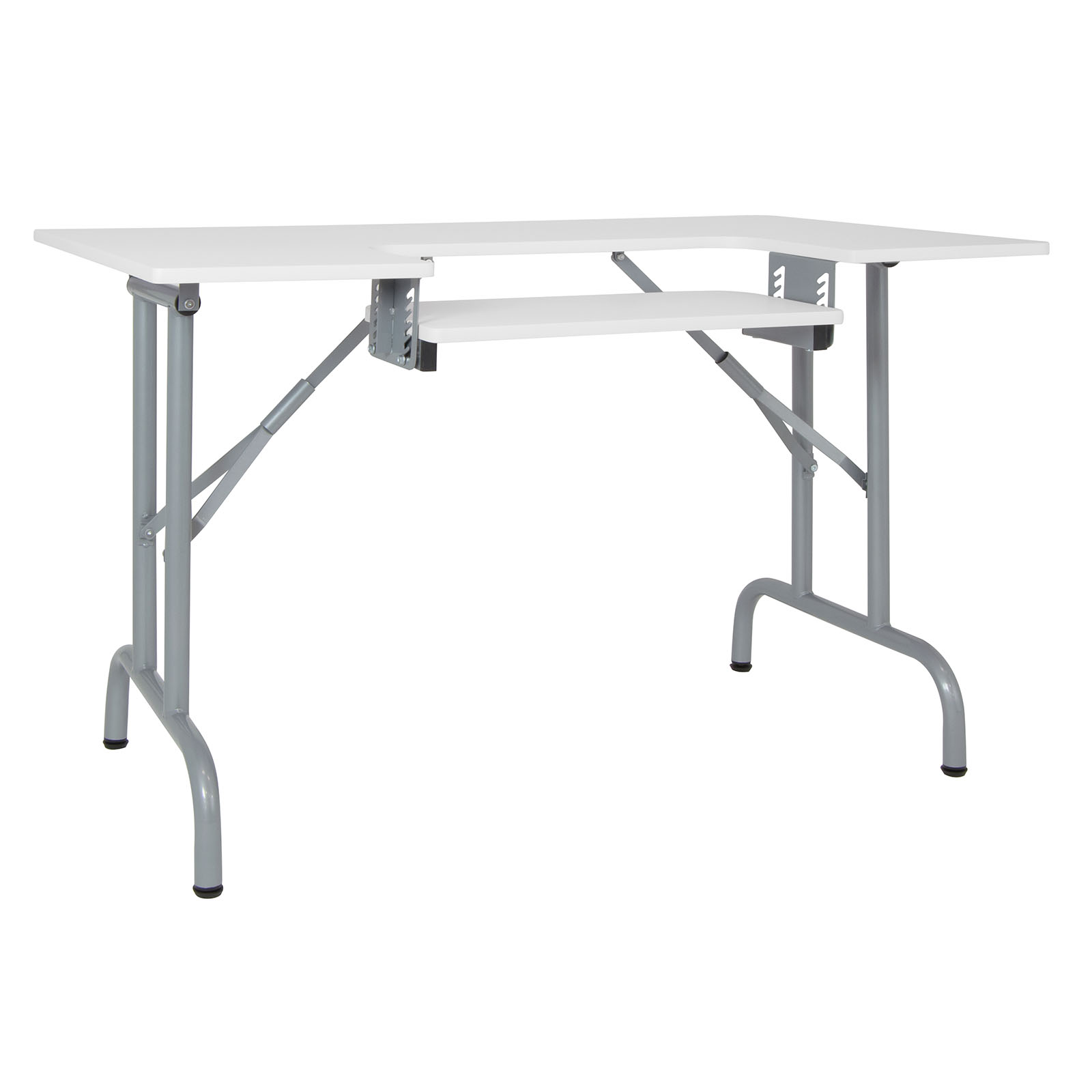 Sew Ready Mobile Craft Table with Folding Top & Storage