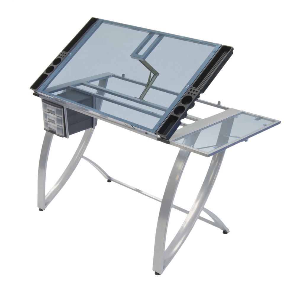 Studio Designs Futura Advanced Drafting Table With Side Shelf Punkie