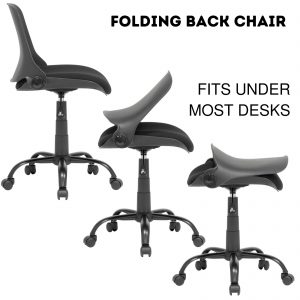 18616 Folding Back Task Chair- info shot