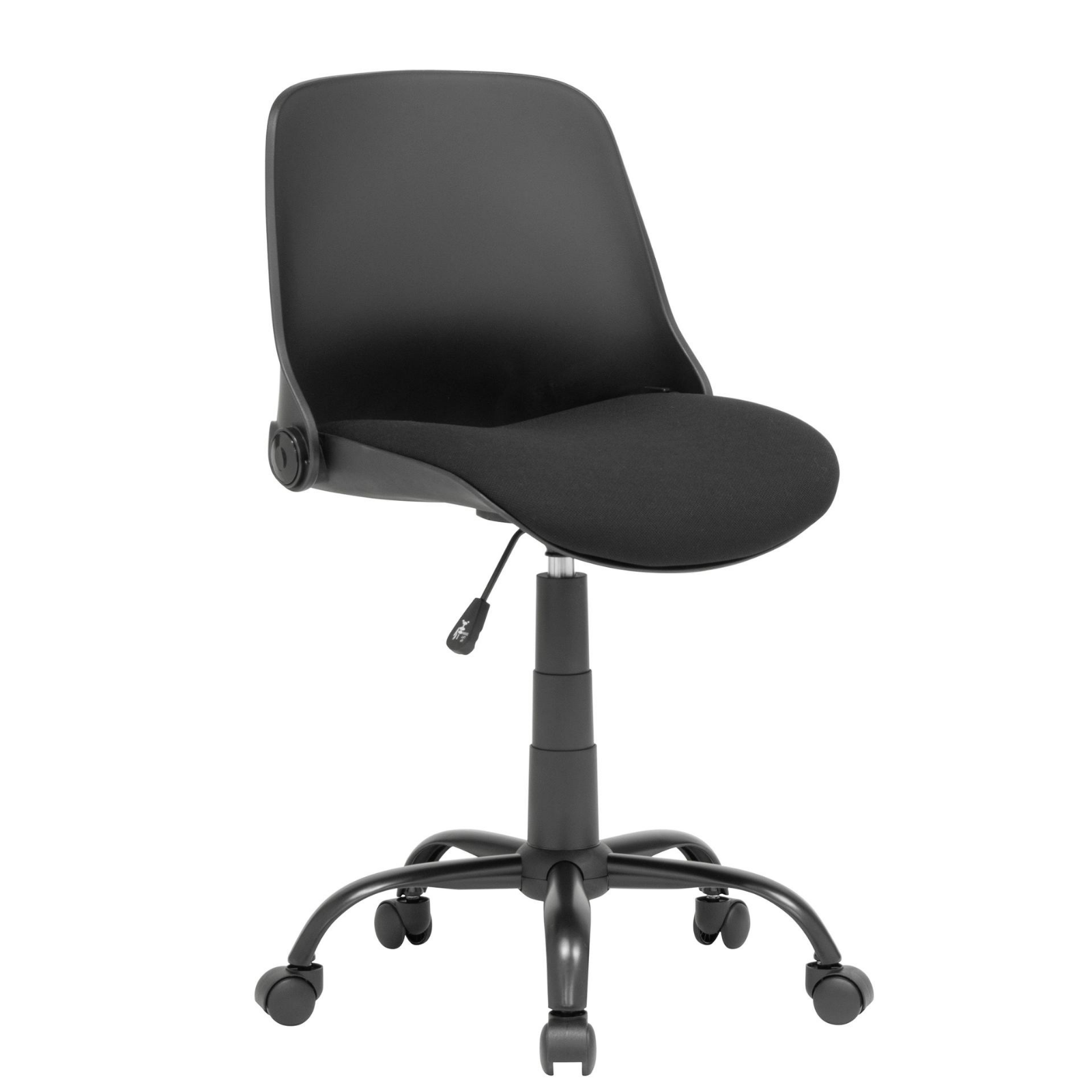 Folding Back Modern Swivel Office Task Chair in Black – Item # 18616